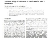 Structural design of concrete to EC2 and GB50010-2010: a comparison