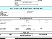 Form-test report HYDROSTATIC