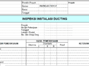 Form-Inspeksi Instalasi Ducting