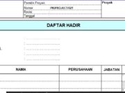 Form-DAFTAR HADIR RAPAT