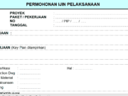 Form-Permohonan Ijin Pelaksanaan