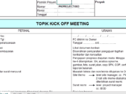 Form-TOPIK KICK OFF MEETING