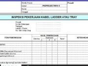 Form-Inspeksi Instalasi Kabel Ladder atau Tray