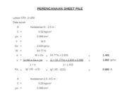 PERENCANAAN SHEET PILE
