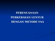 PERENCANAAN PERKERASAN LENTUR DENGAN METODE FAA