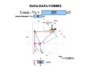 Contoh Hitungan STM (Corbel)