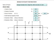 DESIGN OF RAFT FOUNDATION