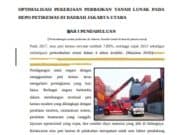 OPTIMALISASI PEKERJAAN PERBAIKAN TANAH LUNAK PADA DEPO PETIKEMAS DI DAERAH JAKARTA UTARA