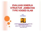EVALUASI KINERJA STRUKTUR JEMBATAN TYPE VOIDED SLAB