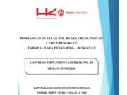 LAPORAN IMPLEMENTASI RK3K PEMBANGUNAN JALAN TOL