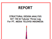 STRUCTURAL DESIGN ANALYSIS SST 150 M Tubular Three Leg