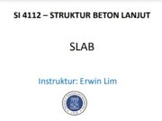 STRUKTUR BETON LANJUT SLAB