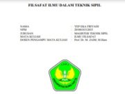 FILSAFAT ILMU DALAM TEKNIK SIPIL