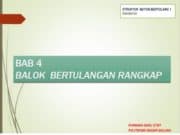 BALOK BERTULANGAN RANGKAP