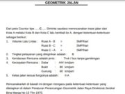 Perhitungan Geometrik Jalan