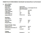 PERHITUNGAN SUPERCORDECK TRANSMART MATARAM PELAT LANTAI DASAR