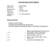 COLUMN BEAM JOINT CHECKS