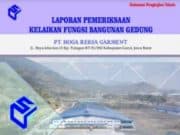 Laporan Pemeriksaan Kelaikan Fungsi Bangunan Gedung