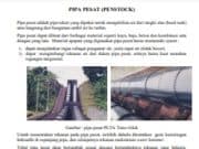 PIPA PESAT (PENSTOCK)
