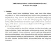 PERTAMBANGAN BATU GAMPING DAN PABRIK SEMEN DI MANGGARAI TIMUR