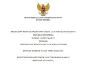 PERATURAN MENTERI PEKERJAAN UMUM DAN PERUMAHAN RAKYAT REPUBLIK INDONESIA NOMOR 14/PRT/M/2017 TENTANG PERSYARATAN KEMUDAHAN BANGUNAN GEDUNG