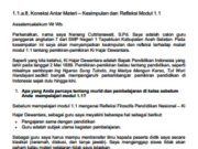 Koneksi Antar Materi – Kesimpulan dan Refleksi Modul