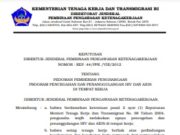 KEPUTUSAN DIREKTUR JENDERAL PEMBINAAN PENGAWASAN KETENAGAKERJAAN NOMOR : KEP. 44/PPK /VIII/2012 TENTANG PEDOMAN PEMBERIAN PENGHARGAAN PROGRAM PENCEGAHAN DAN PENANGGULANGAN HIV DAN AIDS DI TEMPAT KERJA