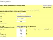 FHWA Design and Analysis of Soil-Nail Walls
