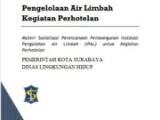 Pengelolaan Air Limbah Kegiatan Perhotelan