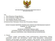 SURAT EDARAN MENTERI PEKERJAAN UMUM DAN PERUMAHAN RAKYAT NOMOR 07./SE/M/2024 TENTANG STANDAR SUSUNAN TENAGA AHLI LAYANAN USAHA JASA KONSULTANSI PERANCANGAN MELALUI PENYEDIA JASA PERANCANGAN KONSTRUKSI