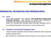 Dokumen Penawaran Teknis Jasa Pengawasan Gedung Pengujian Kendaraan Bermotor