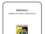 PROPOSAL PEMBUATAN TANGGUL ABRASI PANTAI