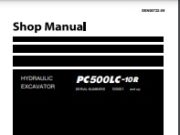 Shop Manual Hydraulic Excavator PC500LC-10R