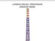 Laporan Analisa Perhitungan Struktur Tower