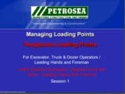 Managing Loading Points For Excavator, Truck & Dozer Operators / Leading Hands and Foreman