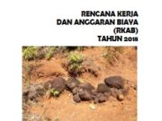 RENCANA KERJA DAN ANGGARAN BIAYA (RKAB) TAHUN 2018