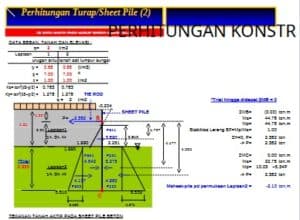 Turap Piling Perhitungan Turap/Sheet Pile (2) | Sipilpedia