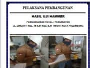 HASIL UJI HAMMER PEMBANGUNAN HOTEL / PENGINAPAN