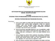 KEPUTUSAN MENTERI PERMUKIMAN DAN PRASARANA WILAYAH NOMOR: 403/KPTS/M/2002 TENTANG PEDOMAN TEKNIS PEMBANGUNAN RUMAH SEDERHANA SEHAT (Rs SEHAT)