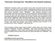 “Elastomer Bearing Pads “Klasifikasi dan Bentuk Jembatan