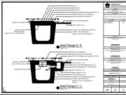 Gambar Detail Potongan Saluran Drainase Jalan