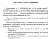 SAFETY INDUCTION