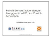 Retrofit Elemen Struktur dengan Menggunakan FRP dan Contoh Penerapan