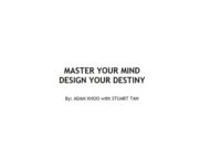MASTER YOUR MIND DESIGN YOUR DESTINY
