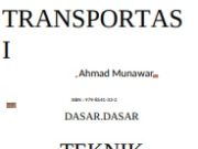 Dasar Dasar Teknik Transportasi