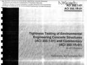 Tightness Testing Of Environmental Engineering Concrete Structures and Commentary