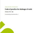 SINGAPORE STANDARD Code of practice for drainage of roofs