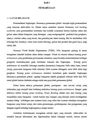 Sustainable Green Building