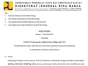SURAT EDARAN TENTANG PENERAPAN BUILDING INFORMATION MODELLING PADA PERENCANAAN TEKNIS, KONSTRUKSI DAN PEMELIHARAAN JALAN DAN JEMBATAN DI DIREKTORAT JENDERAL BINA MARGA
