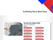 Scaffolding Pipe & Metal Plank